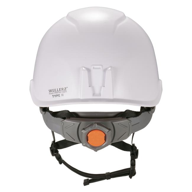Back view of type 2 safety helmet class E
