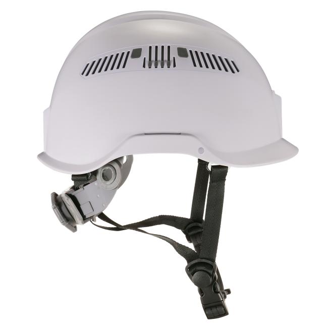 Profile view of type 2 safety helmet class C