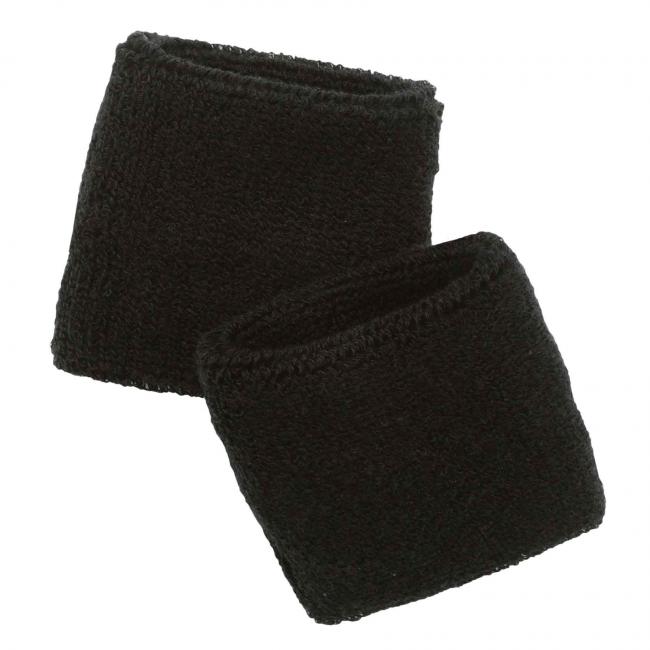 6500  Black Wrist Sweatband wrist-sweatband image 1