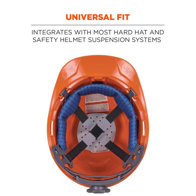 Designed with a universal fit, the sweatband integrates seamlessly with most hard hat and safety helmet suspension systems.