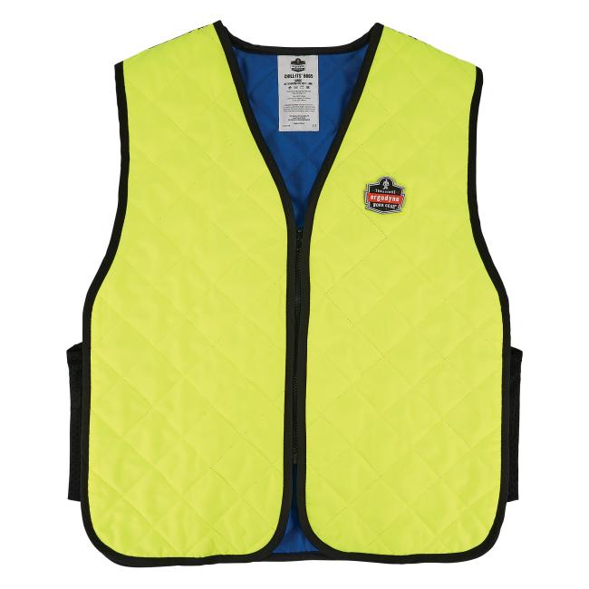 front of lime evaporative cooling vest