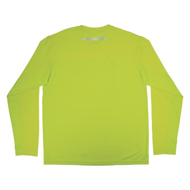 Back of lime cooling long sleeve sun shirt