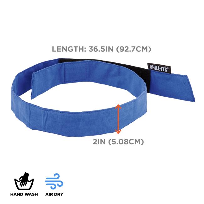 Dimensions: length of 36.5 inches or 92.7cm and width of 2 inches or 5.08cm. Hand wash and air dry