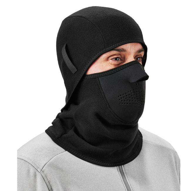 N-Ferno 6827 Balaclava Face Mask - 2-Piece, Fleece/Neoprene | Ergodyne