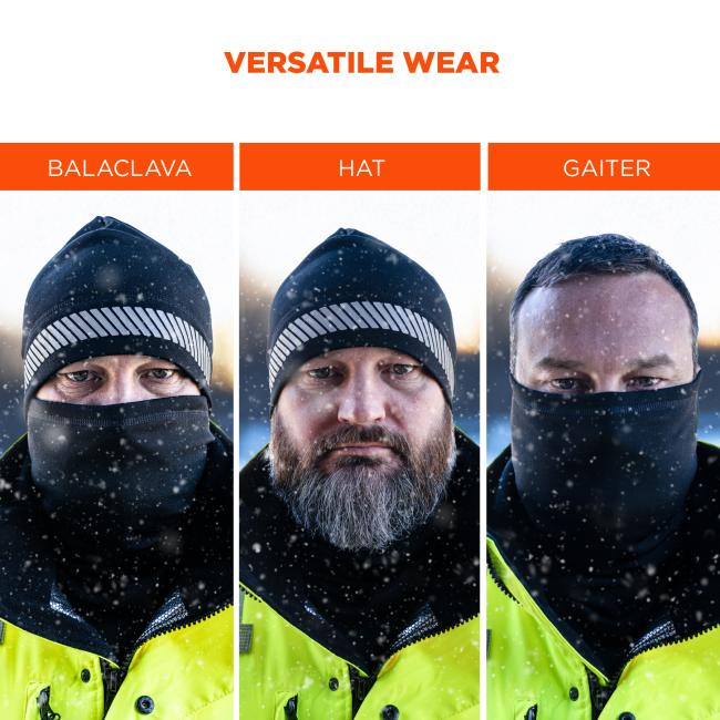 Versatile Wear: Can be worn as a balaclava, hat, or gaiter.