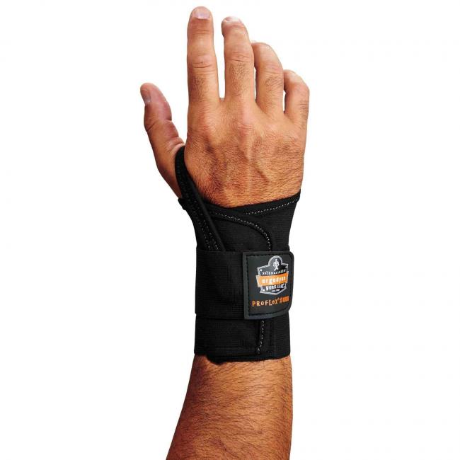 ProFlex 4000 Single Strap Wrist Support, L-Right, Black