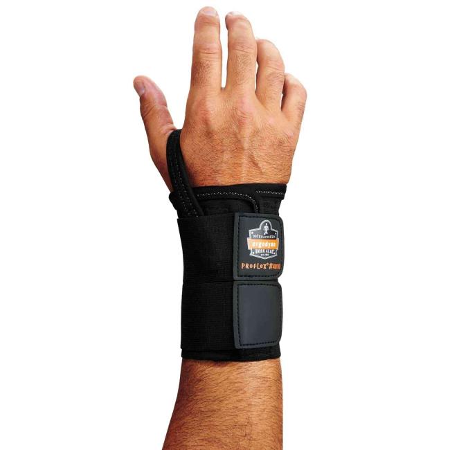 ProFlex 4010 Double Strap Wrist Support, S-Right, Black