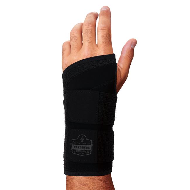 Palm view of wrist brace support