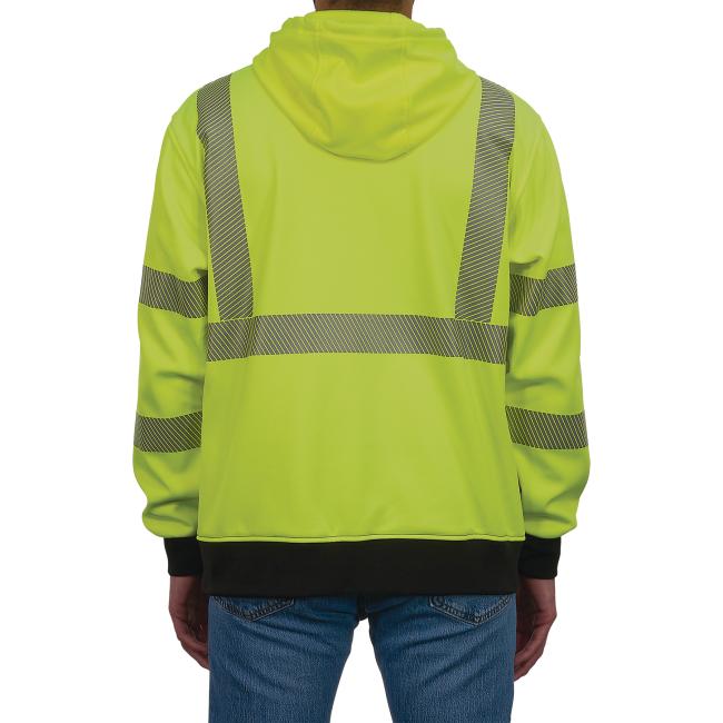 Class 3 Hi-Vis Zip-Up Hoodie | Ergodyne