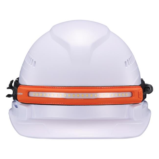Front view of widebeam headlamp strap