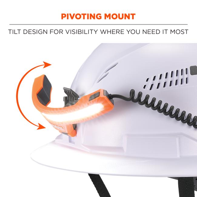 Pivoting Mount: The tilt design of the mount enables directional lighting where you need it most, providing enhanced visibility during tasks.