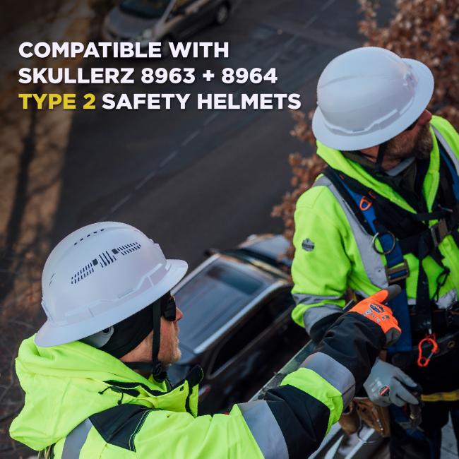 Compatible with Skullerz 8963 and 8964 type 2 safety helmets