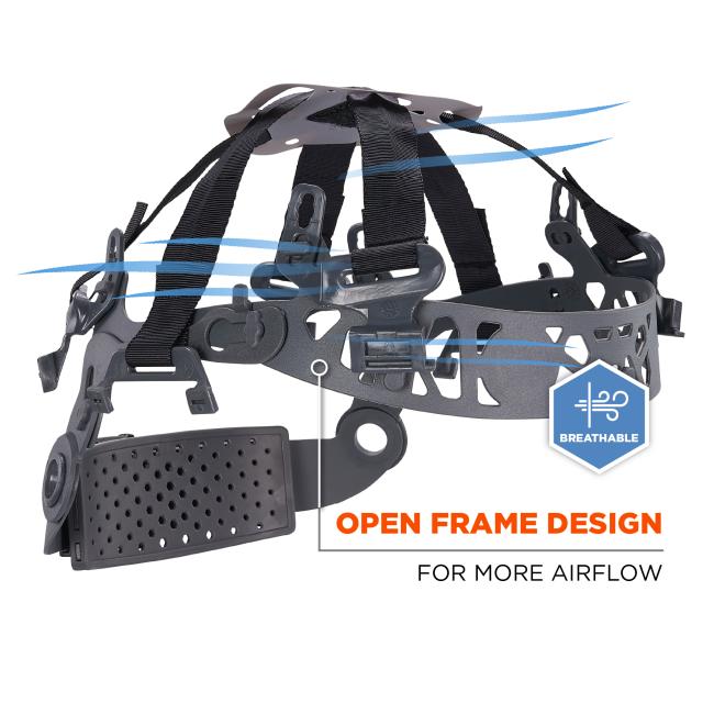 Open Frame Design: The breathable open frame design improves airflow, enhancing comfort during long wear.
