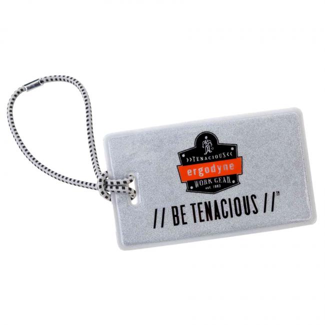 BAG-TAG Silver Luggage Tag image 1