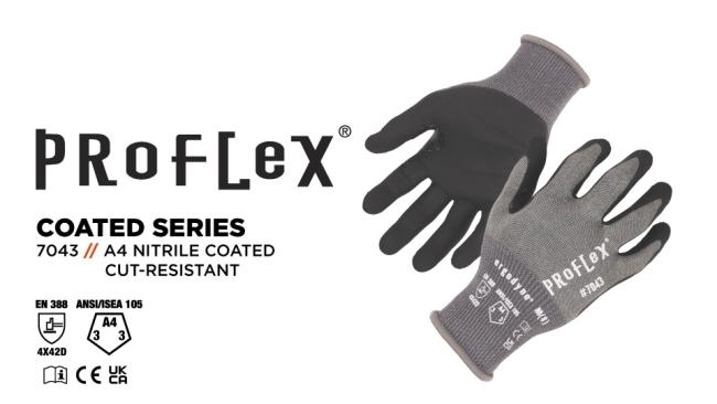 ANSI/ISEA 105-2016 A4 Nitrile Coated CR Gloves