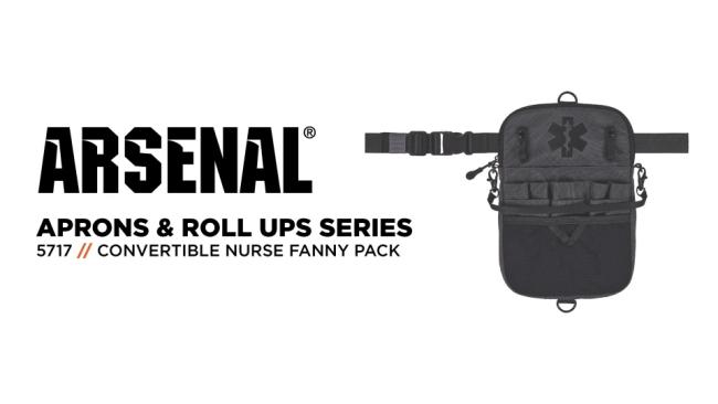 Convertible Nurse Belt Bag, Fanny Pack, Bum Bag
