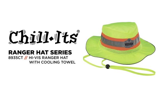 Hi-Vis Ranger Hat, Cooling Towel | Ergodyne