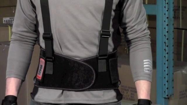 Black Ergodyne ProFlex 1100SF Standard Back Support 