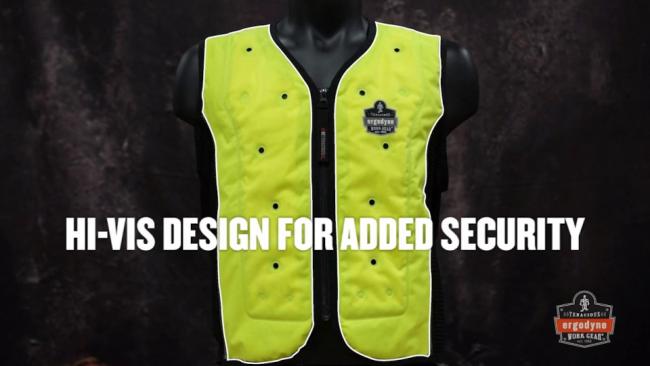 Dry Evaporative Cooling Vest with Zipper | Ergodyne