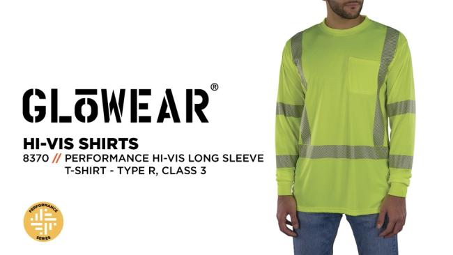 Class 3 Performance Hi-Vis Long Sleeve Shirt | Ergodyne