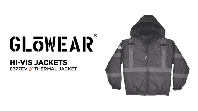 Enhanced Visbility Reflective Winter Bomber Jacket | Ergodyne