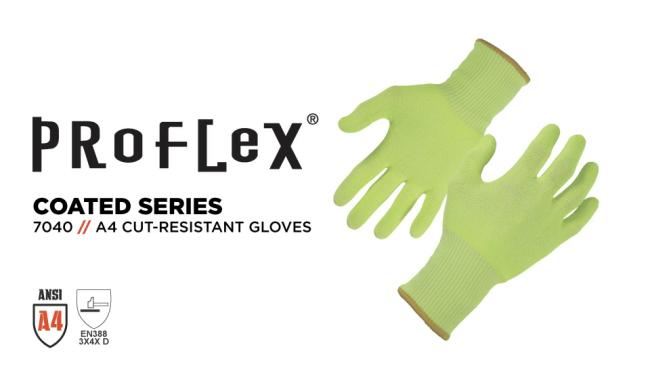 Protection Gloves Blue Cut Resistant Suitable for Food Size S 7035 