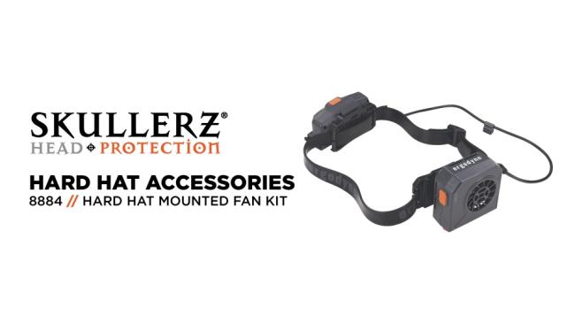 Mounted Hard Hat Fan | Ergodyne