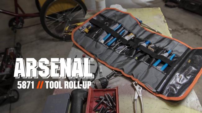 Tool Roll Up Organizer with Zipper Pockets | Ergodyne