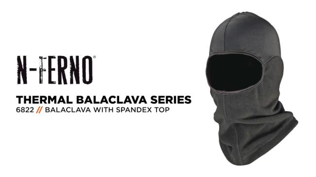 Ergodyne N-ferno 6822 Balaclava With Spandex Top Black for sale online 
