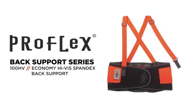 Spandex Hi-Vis Back Support Brace | Ergodyne