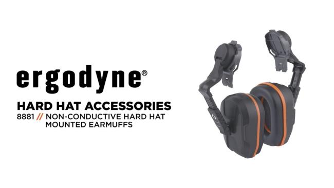 Non-Conductive Hard Hat Earmuffs | Ergodyne