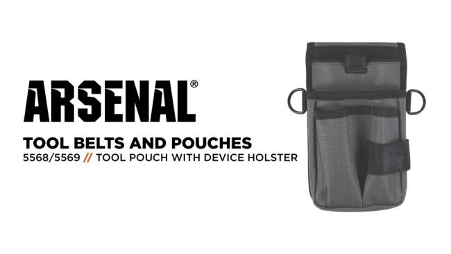 Tool Pouch with Device Holster