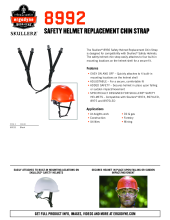 百貨店福袋 Safety Helmet Ergodyne | Strap Chin HardHatAccessories