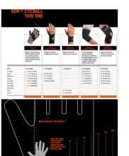 ergodyne size chart pdf