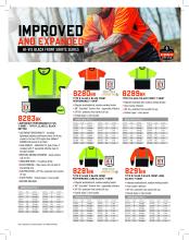 glowear hi vis t shirt line sell sheet pdf