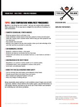 ergodyne toolbox talks cold stress work rest procedures pdf