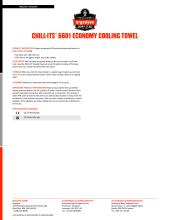 chill its 6601 cooling towel user instructions pdf