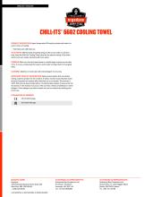 chill its 6602 cooling towel user instructions pdf