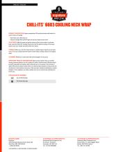 chill its 6603 cooling neck wrap user instructions pdf