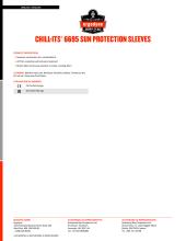 chill its 6695 arm sleeves user instructions pdf
