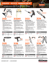 ergodyne Device Management flyer pdf, co-branded with Grainger
