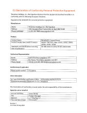 proflex 7002 eco recycled gloves eu declaration of conformity pdf