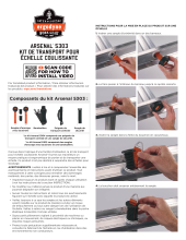 arsenal 5303 extension ladder carrier user instructions french pdf