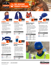 ergodyne Fire-Resistant flyer, co-branded with Grainger