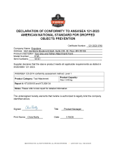 squids 3745 ansi isea 121 2023 certificate of compliance pdf