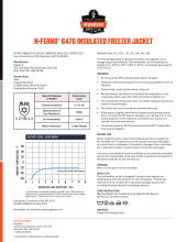 6476 insulated freezer jacket user insructions pdf
