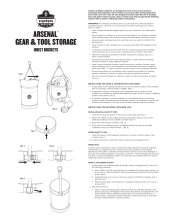arsenal gear tool storage hoist buckets instructions pdf