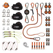 All items in tower climber tool tethering kit