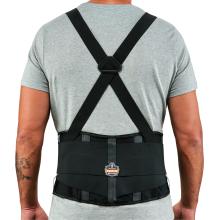 840D Spandex Back Support Brace on model