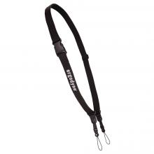 Front of barcode scanner sling + lanyard